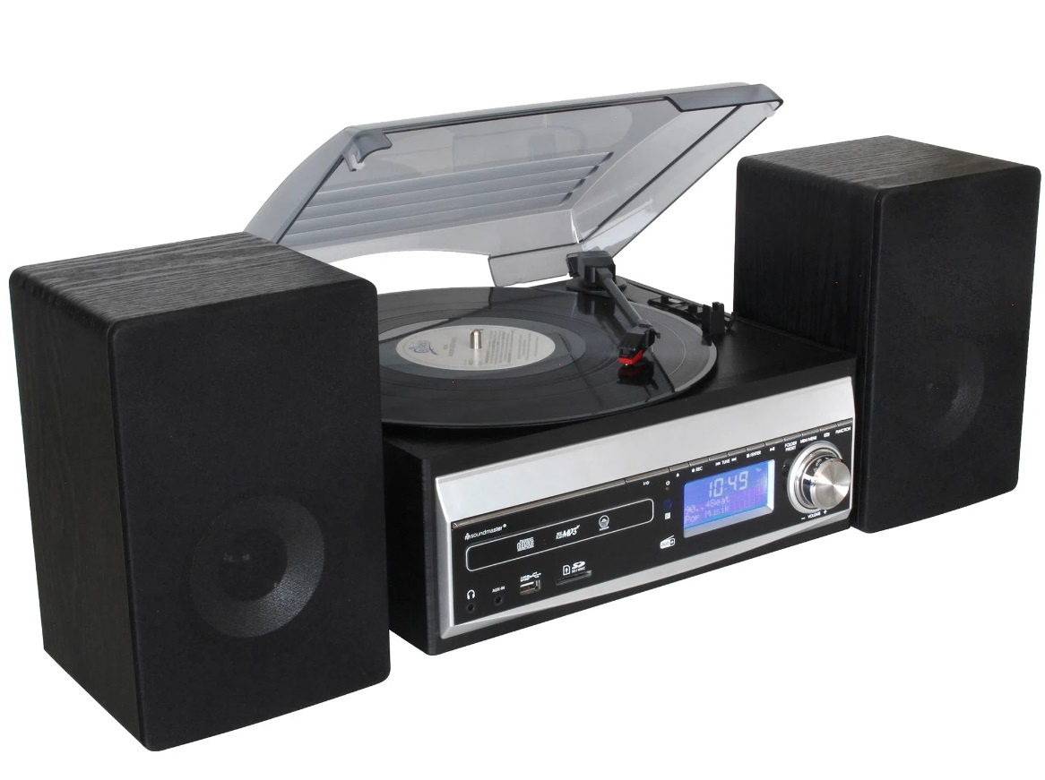 Soundmaster MCD1820SW - Stereo muziek center - DAB+ - platenspeler
