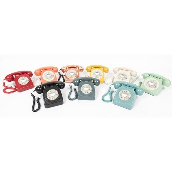 GPO Jaren ‘70 en ‘80 Telefoon Rood met Draaischijf