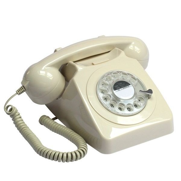 GPO Jaren ‘70 en ‘80 Telefoon Creme met Draaischijf