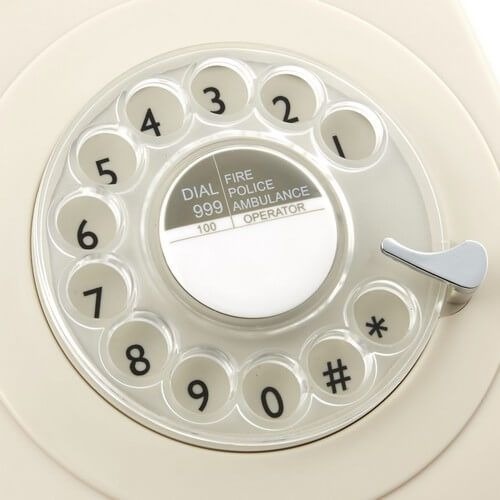 GPO Jaren ‘70 en ‘80 Telefoon Creme met Draaischijf