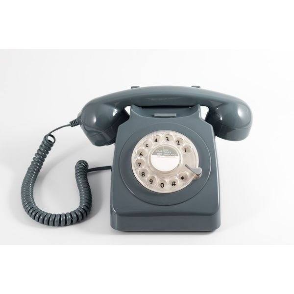 GPO Jaren ‘70 en ‘80 Telefoon Grijs met Draaischijf