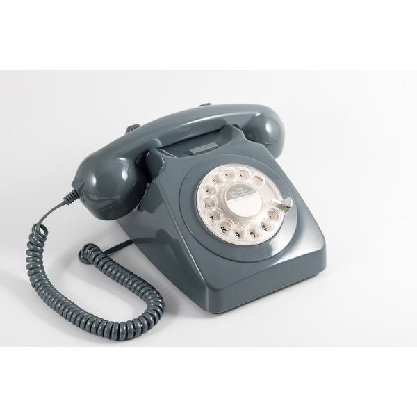 GPO Jaren ‘70 en ‘80 Telefoon Grijs met Draaischijf