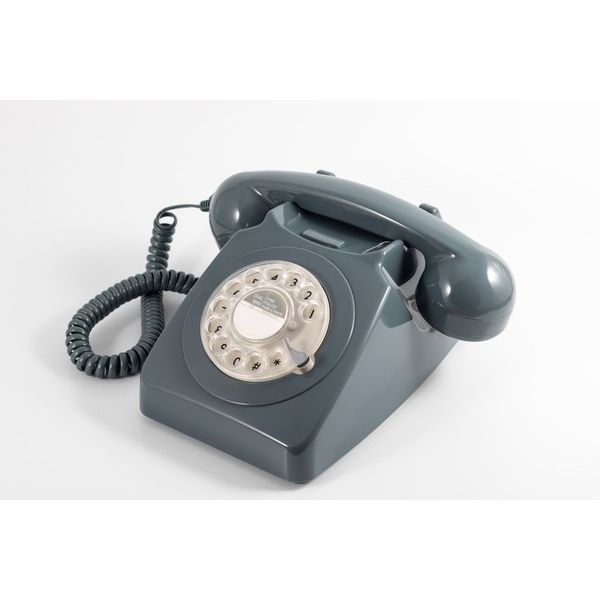 GPO Jaren ‘70 en ‘80 Telefoon Grijs met Draaischijf