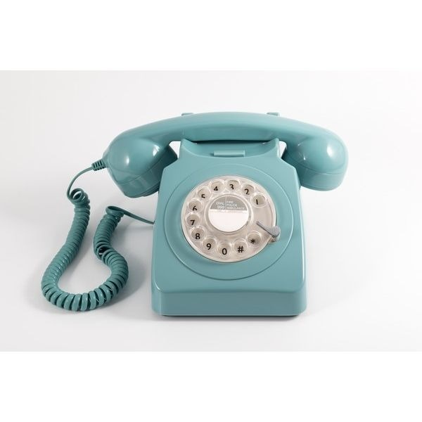 GPO Jaren ‘70 en ‘80 Telefoon Blauw met Draaischijf