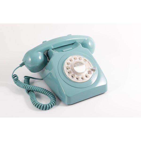 GPO Jaren ‘70 en ‘80 Telefoon Blauw met Draaischijf