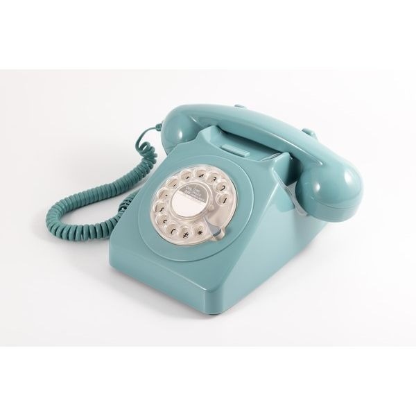 GPO Jaren ‘70 en ‘80 Telefoon Blauw met Draaischijf