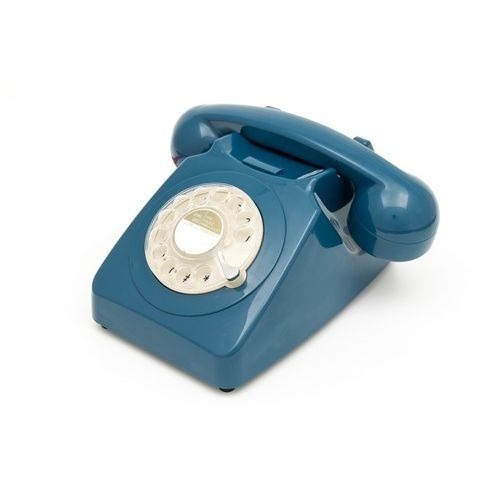 GPO Jaren ‘70 en ‘80 Telefoon Azuurblauw met Draaischijf