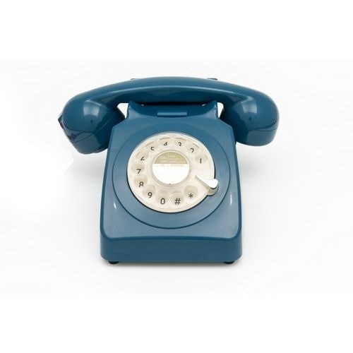 GPO Jaren ‘70 en ‘80 Telefoon Azuurblauw met Draaischijf