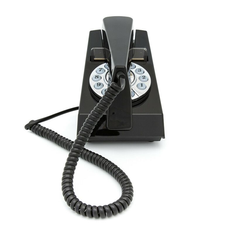 GPO 1960PUSH TRIM Jaren 70' Telefoon Zwart