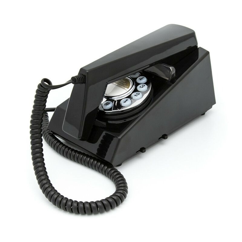 GPO 1960PUSH TRIM Jaren 70' Telefoon Zwart