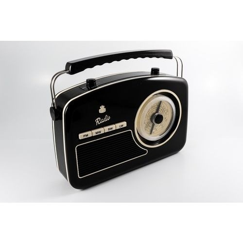 GPO Jaren 50' FM/AM/LW/SW-radio Zwart