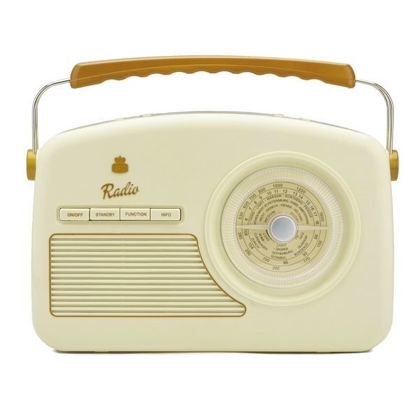 GPO Jaren 50' DAB+ & FM-radio Creme