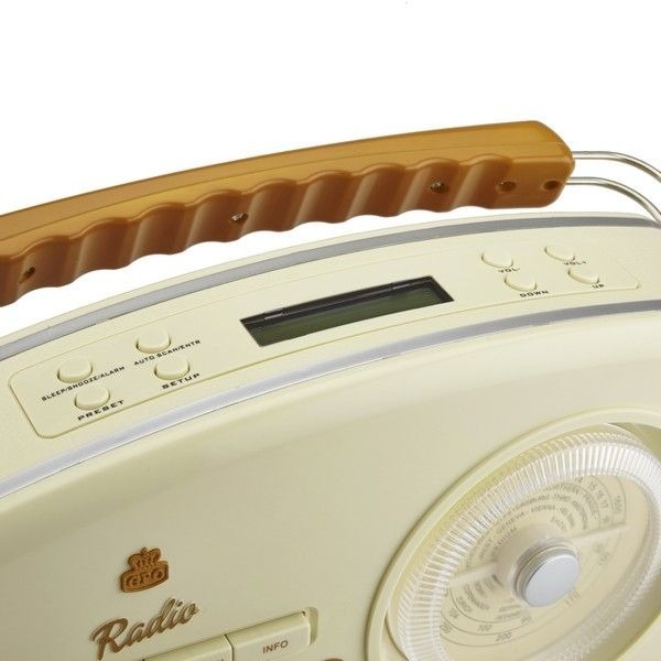 GPO Jaren 50' DAB+ & FM-radio Creme