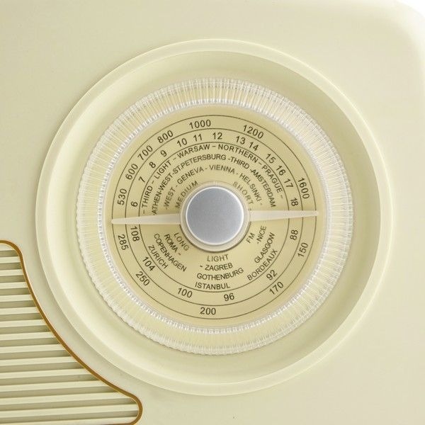 GPO Jaren 50' DAB+ & FM-radio Creme