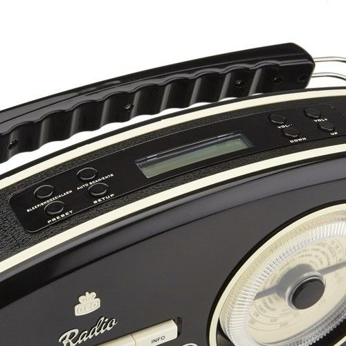 GPO Jaren 50' DAB+ & FM-radio Zwart