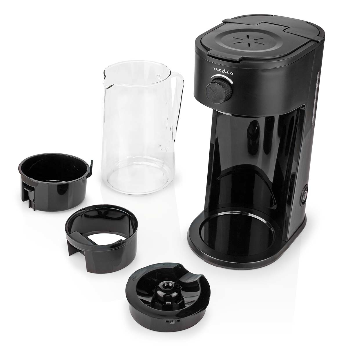 Nedis KAICM200FBK ijskoffie & ijsthee Maker 2,5 Liter
