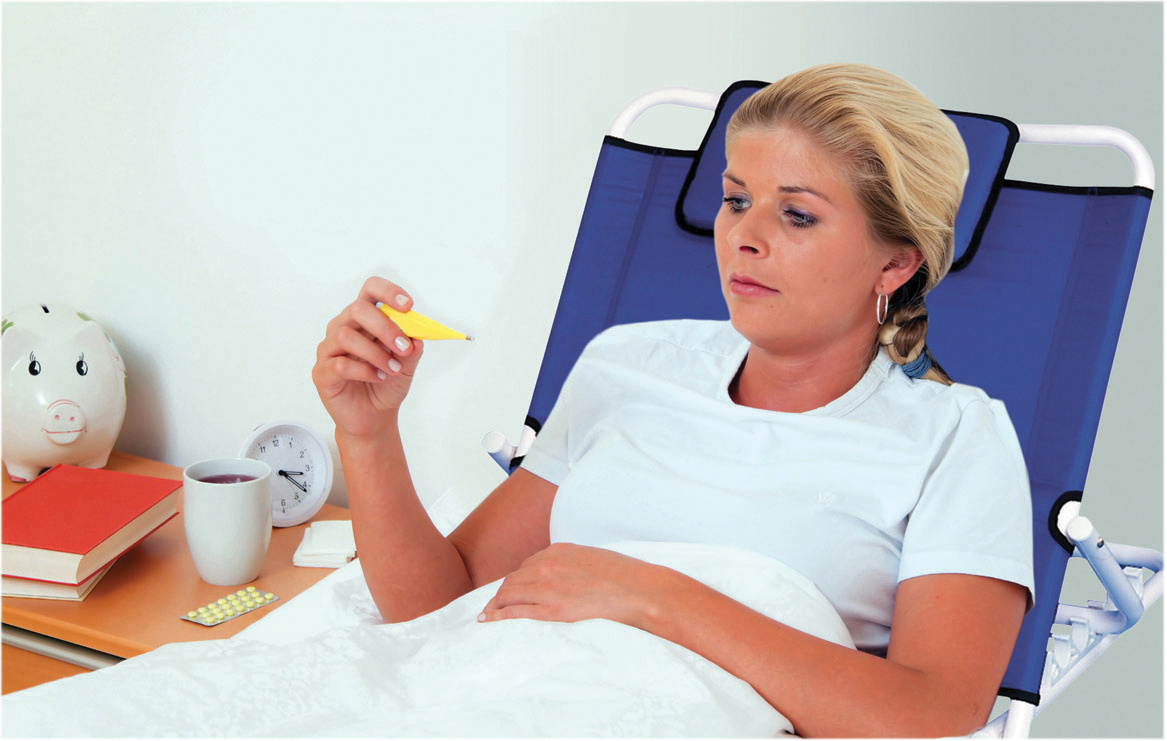 Aidapt VG820 comfortable verstelbare rugsteun voor in bed