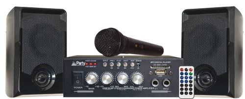 Party Sound complete karaoke set met bluetooth en microfoon