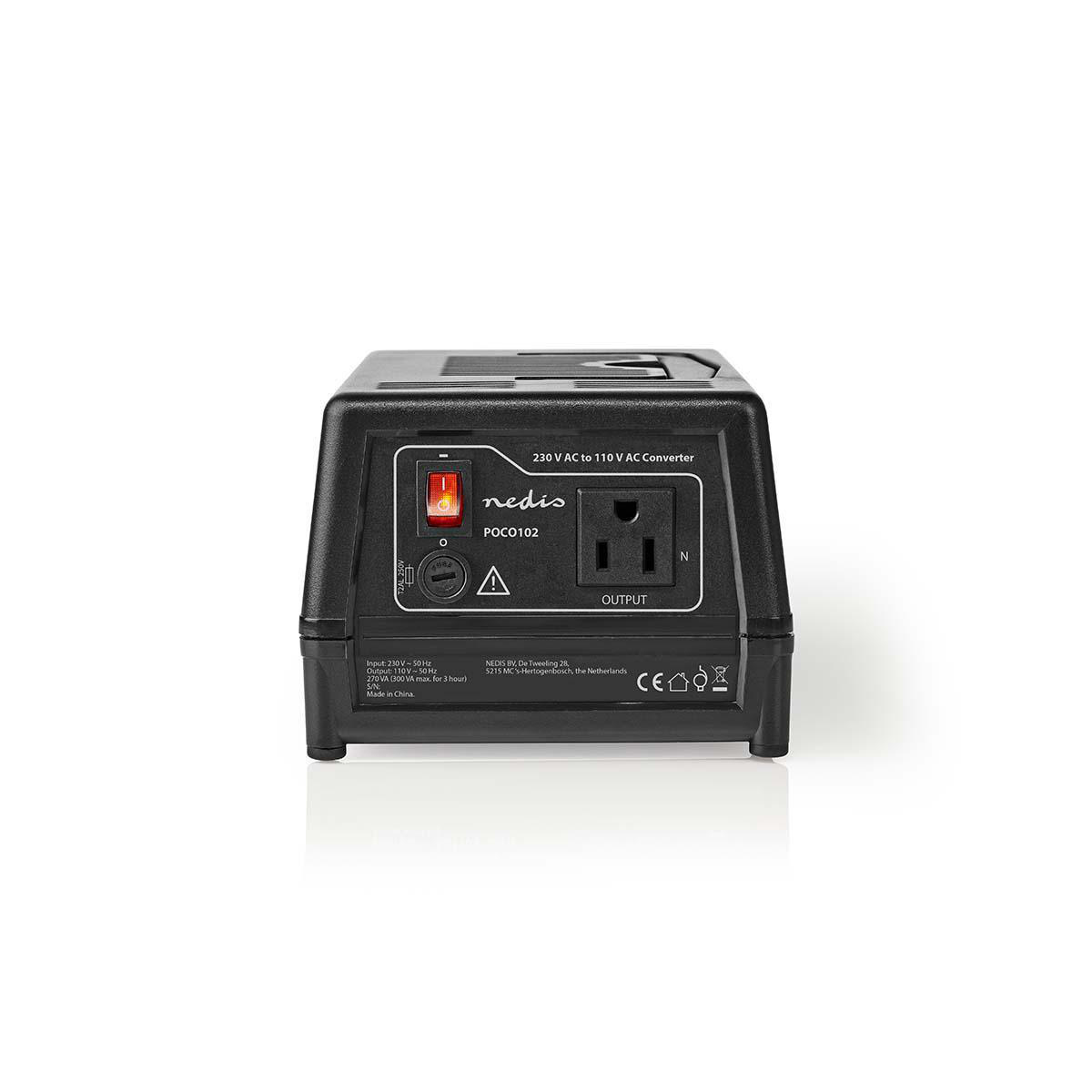 Nedis 230 Volt naar 110 Volt stroomomvormer 300 watt