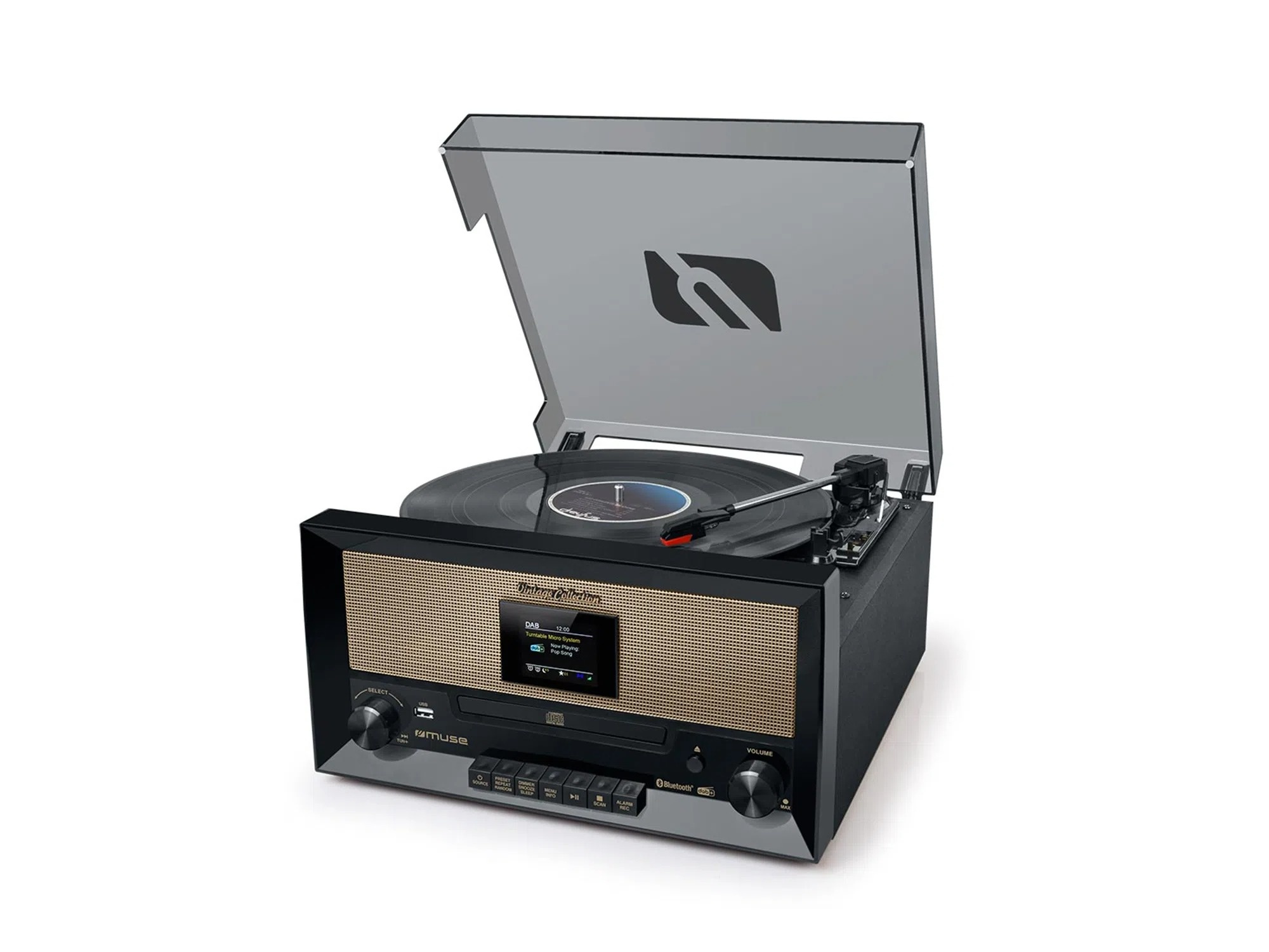 Muse MT-110DAB Vintage DAB+/FM-Muziekcenter