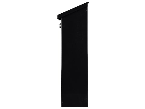 Perel BG10002 Brievenbus Rio Zwart 27 x 39,5 x 10 cm