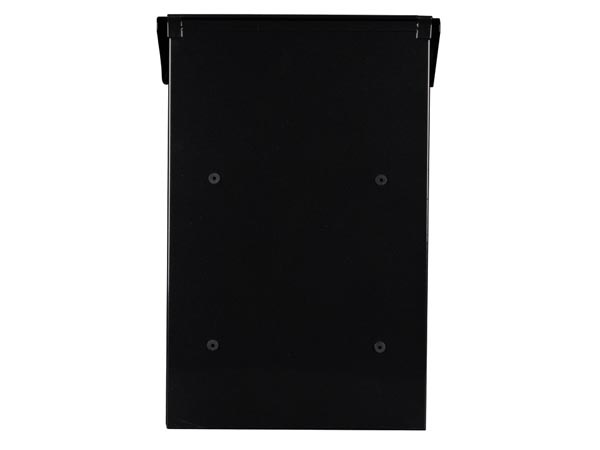 Perel BG10002 Brievenbus Rio Zwart 27 x 39,5 x 10 cm