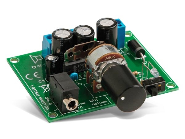Whadda WSAH190 versterker module 2 x 5 watt - kit