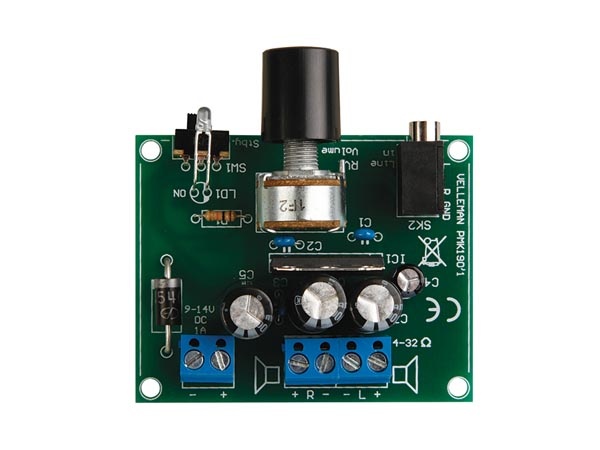 Whadda WSAH190 versterker module 2 x 5 watt - kit