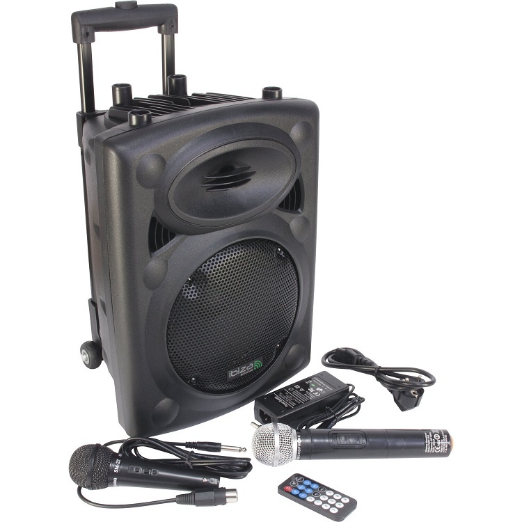 Ibiza Sound PORT8VHF-BT Mobiele geluidsinstallatie 400 Watt