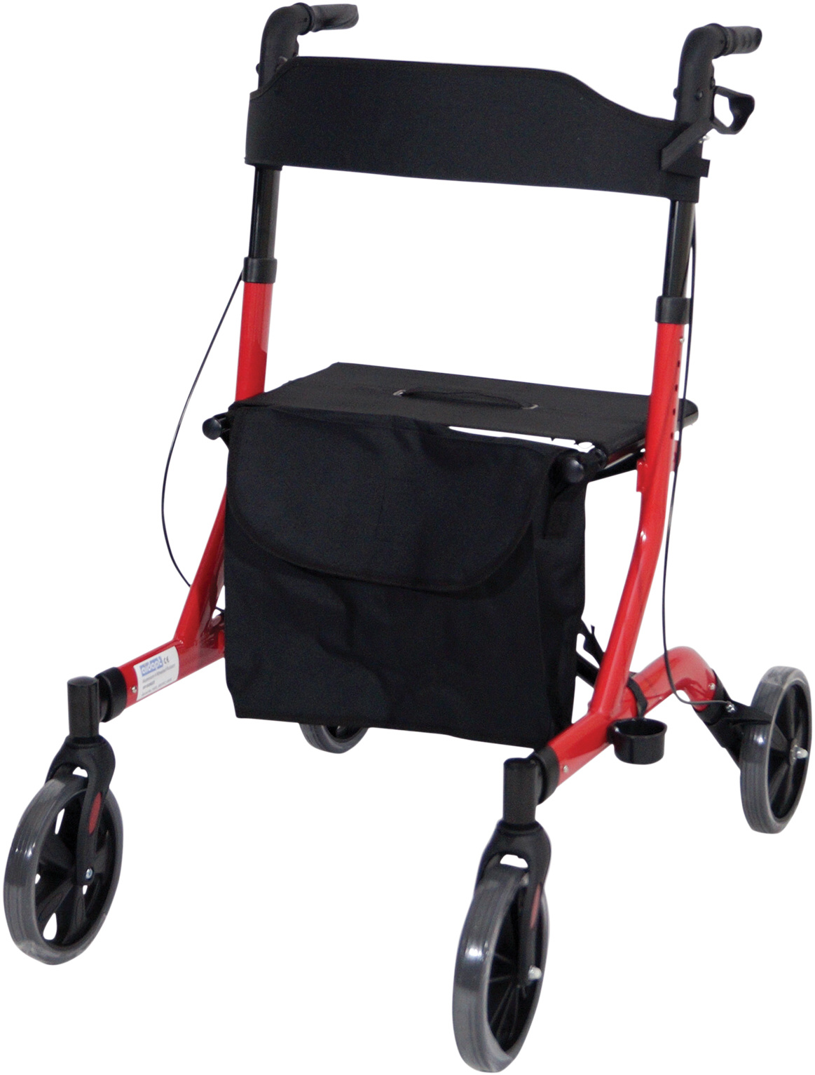 Aidapt rollator lichtgewicht – rood