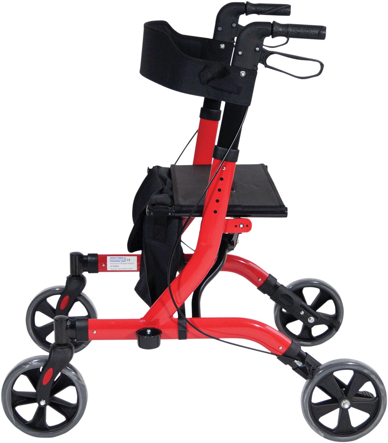 Aidapt rollator lichtgewicht – rood