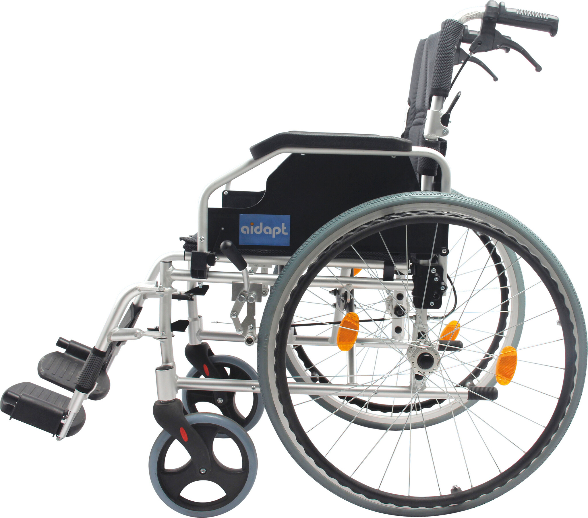 Aidapt Deluxe Rolstoel - Lichtgewicht | Aluminium