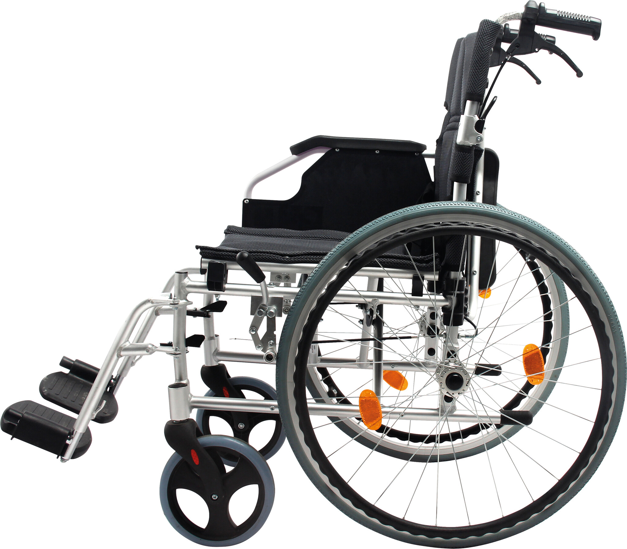 Aidapt Deluxe Rolstoel - Lichtgewicht | Aluminium