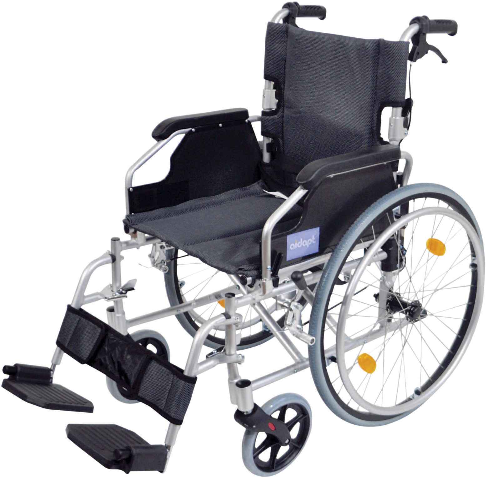 Aidapt Deluxe Rolstoel - Lichtgewicht | Aluminium