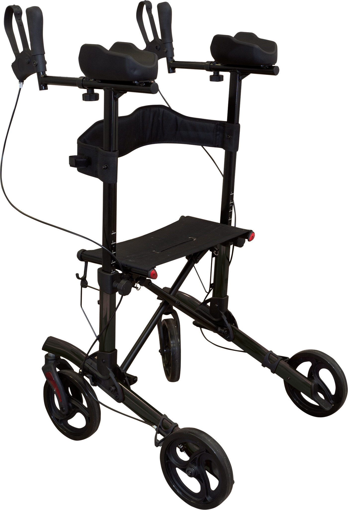 Vierwiel Rollator met Onderarmsteun