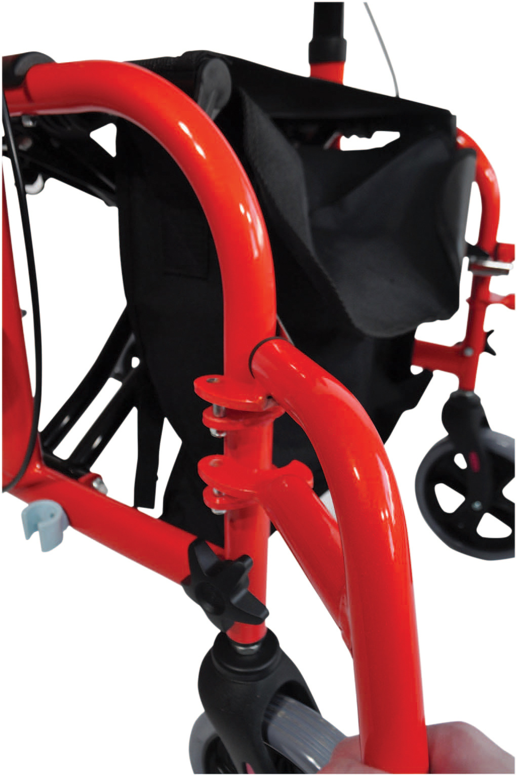 Aidapt 2- in- 1 Rolstoel Rollator - Rood