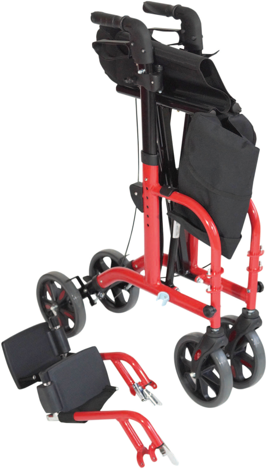 Aidapt 2- in- 1 Rolstoel Rollator - Rood