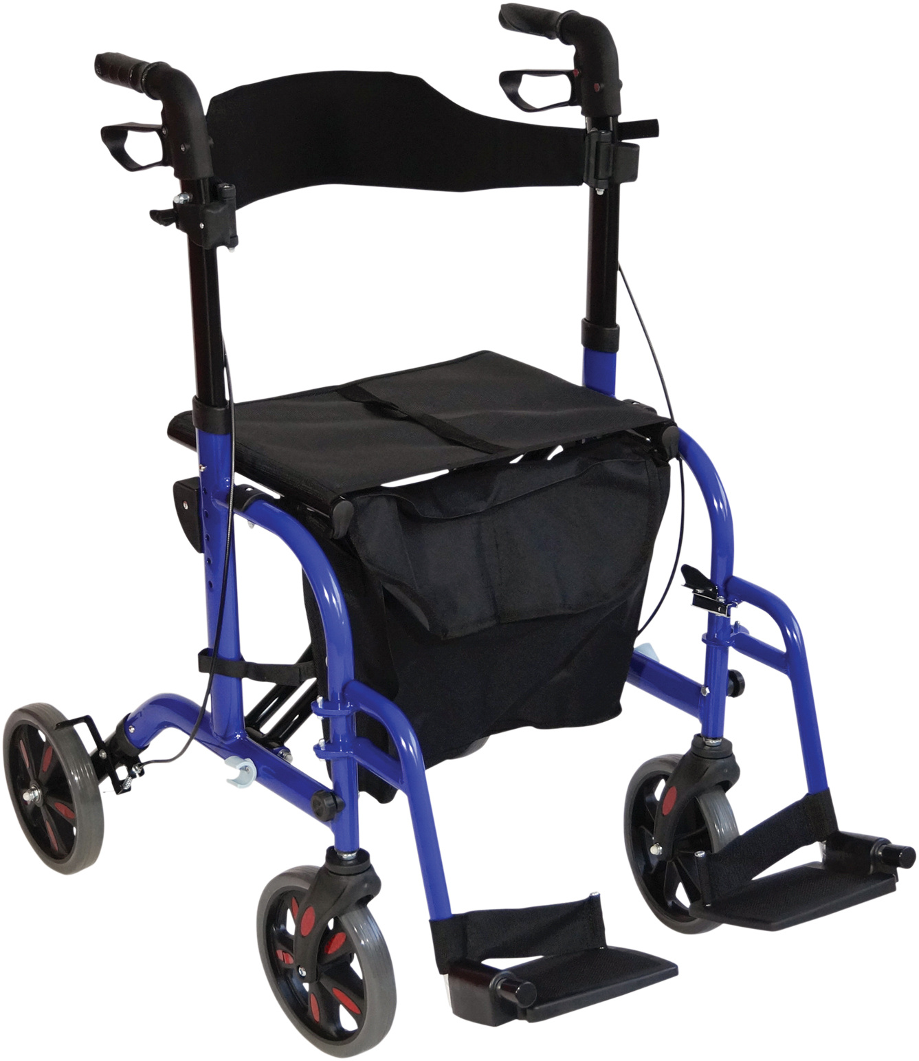 Aidapt 2-in-1 Rolstoel Rollator - Blauw
