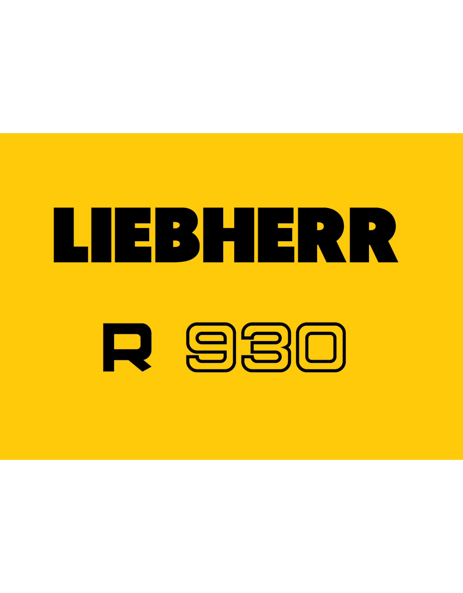 Echle Hartstahl GmbH Racleur de chaîne d'excavatrice Liebherr R930
