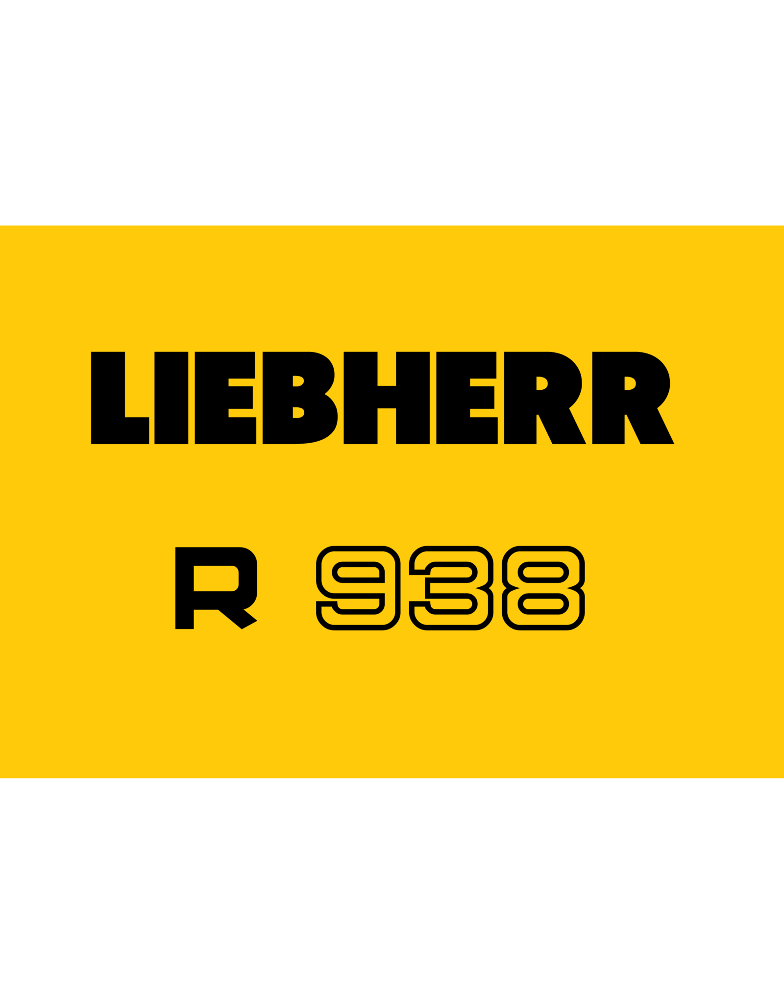 Echle Hartstahl GmbH Racleur de chaîne d'excavatrice Liebherr R938