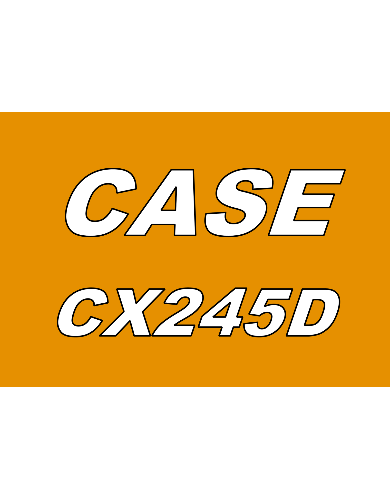 Echle Hartstahl GmbH Löffel-Zylinderschutz für CASE CX245D