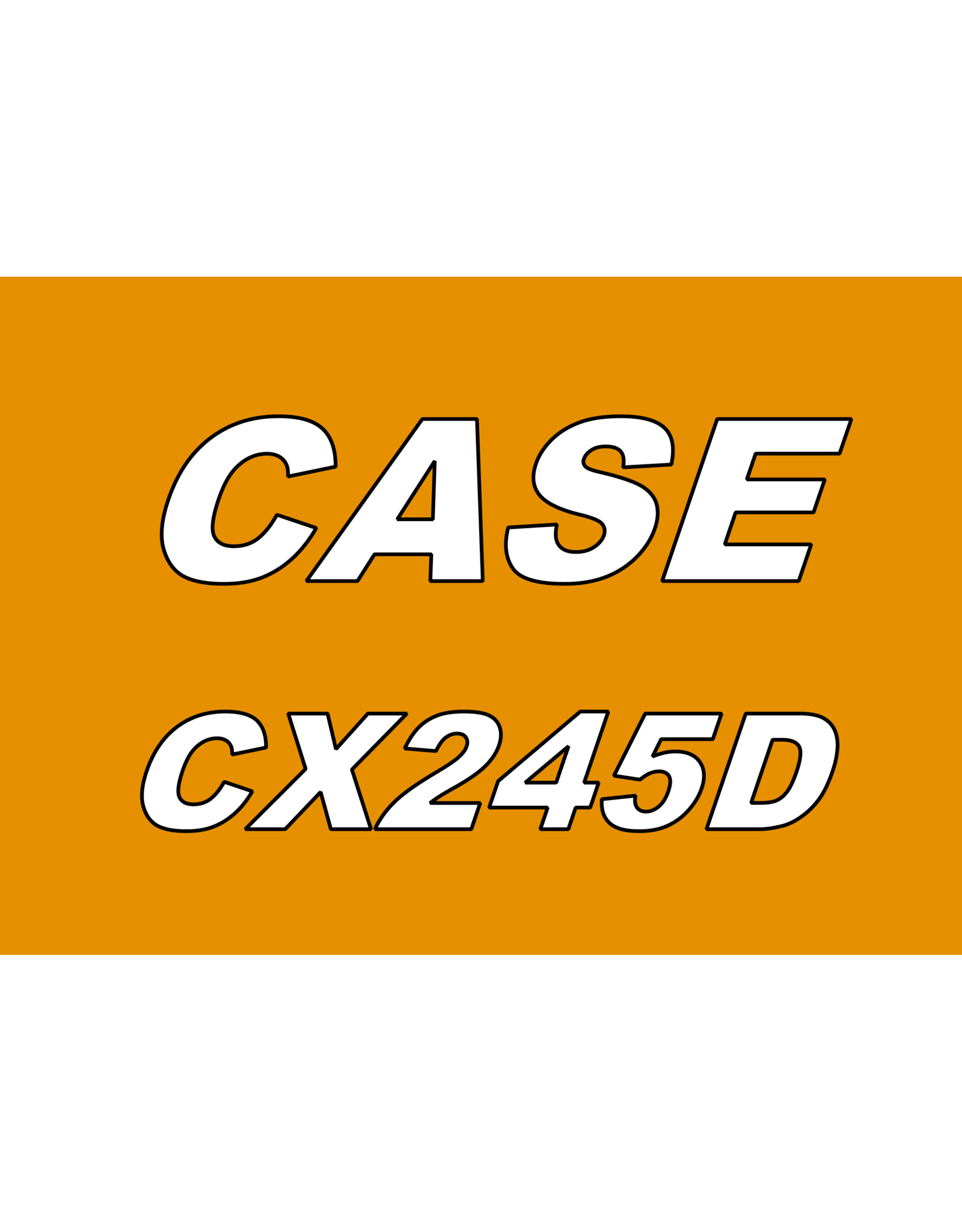 Echle Hartstahl GmbH Protection de vérin de godet pour CASE CX245D
