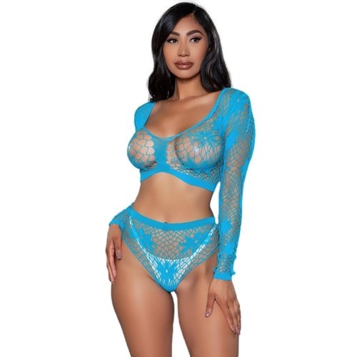 Be Wicked Floral Delight 2-delige Set - Turquoise
