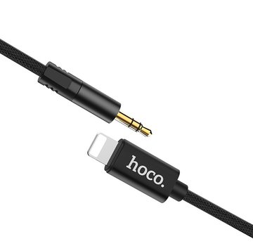 Hoco Hoco Lightning Aux Adapter jack 3.5mm naar Lightning Geschikt voor Muziek Luisteren en Bellen met Bluetooth Functie Geschikt voor iPhone