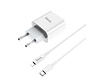 20W USB C Oplader met USB C naar Lightning Kabel - Snellader / Fast Charger - iPhone Oplader - Wit