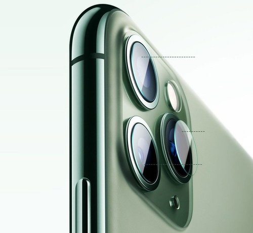 Baseus Baseus - 2x Camera Glas Bescherming voor Apple iPhone 11