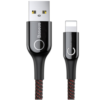 Baseus 1m  Smart LED Auto Verbreek USB kabel voor iPhone