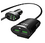 LDNIO - 12V Auto Lader 4 Dubbele USB 2.1 A - Travel Charger - Reislader