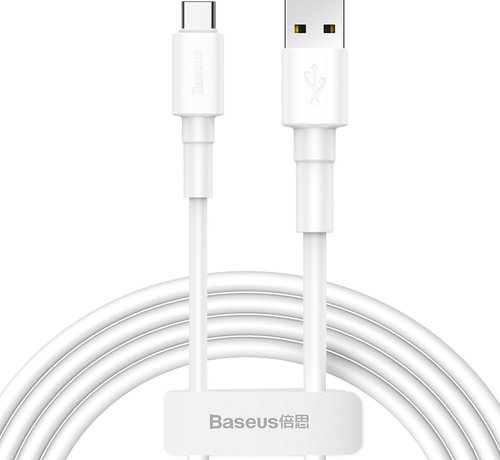 Premium USB C Cable - Charging Cable Type C - Anti-Cable Breakage - Including Cable Tie - White
