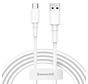 Premium USB C Cable - Charging Cable Type C - Anti-Cable Breakage - Including Cable Tie - White